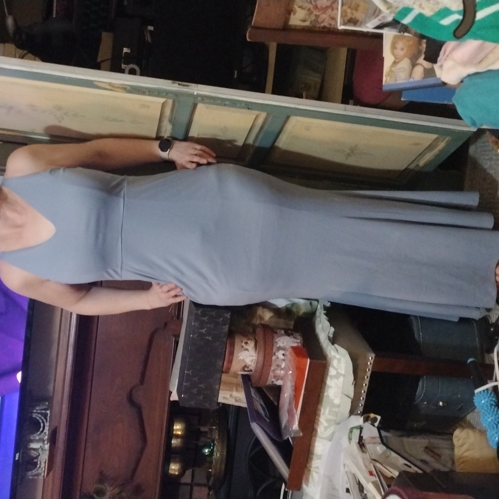 Brand new many dress blue dress Sz M